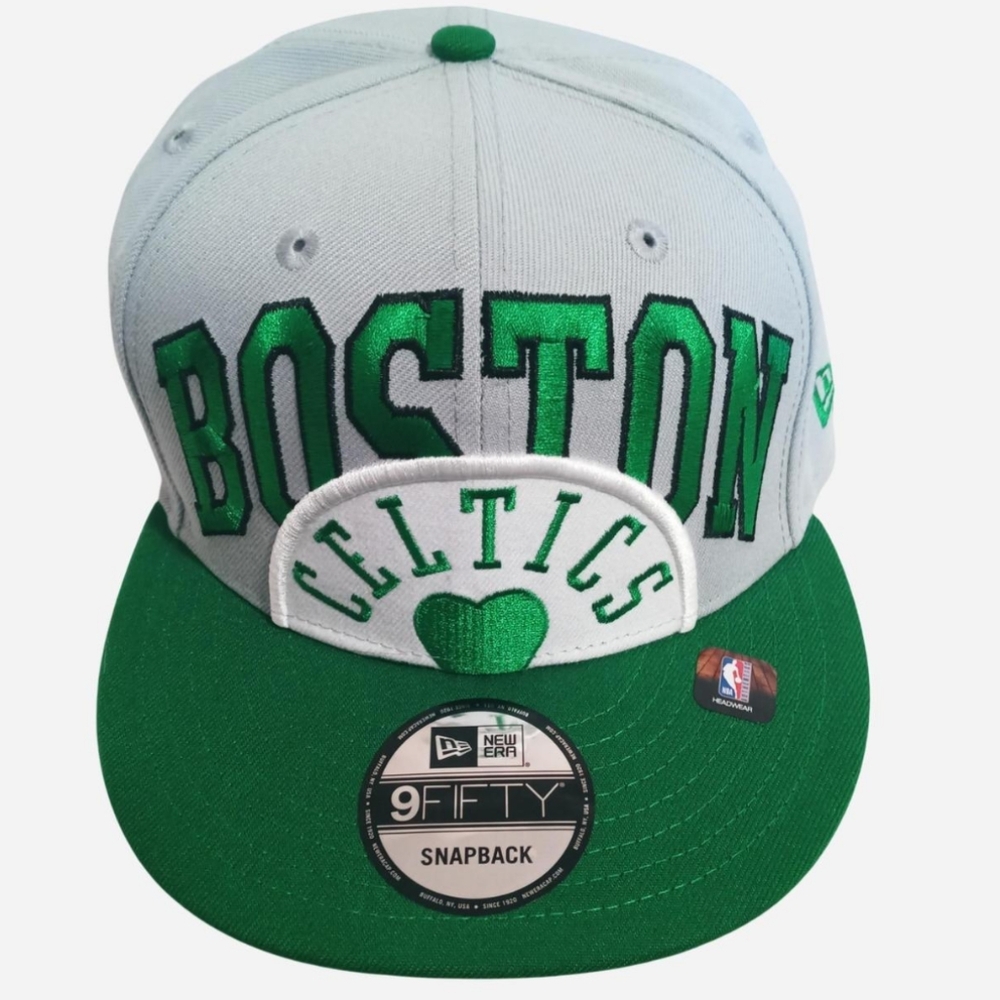 SOLD!!! New Era Boston Celtics Green and Gray Snapback Cap - Picture 6 of 6